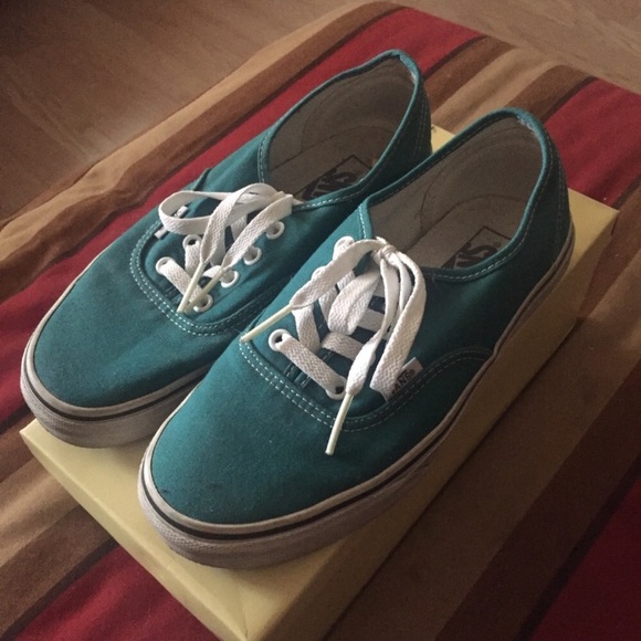dark teal vans
